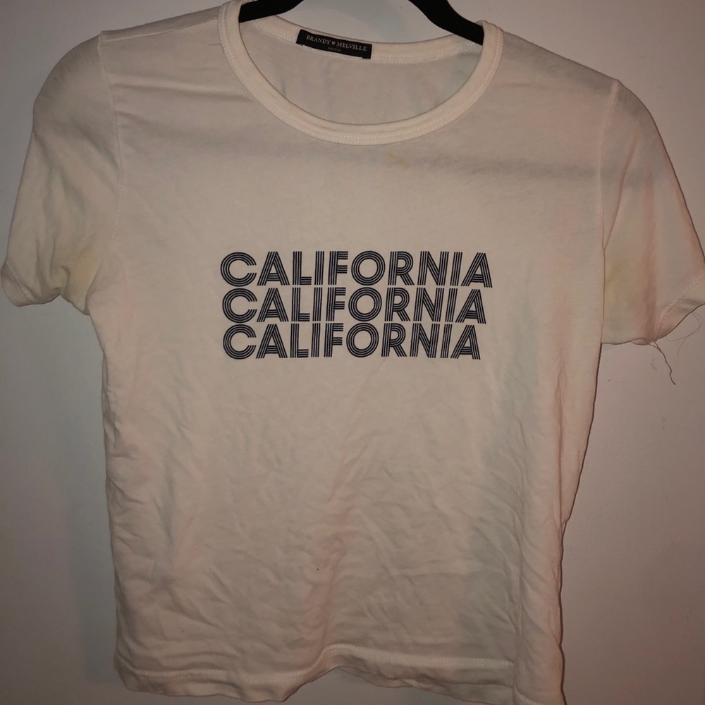 White CALIFORNIA top